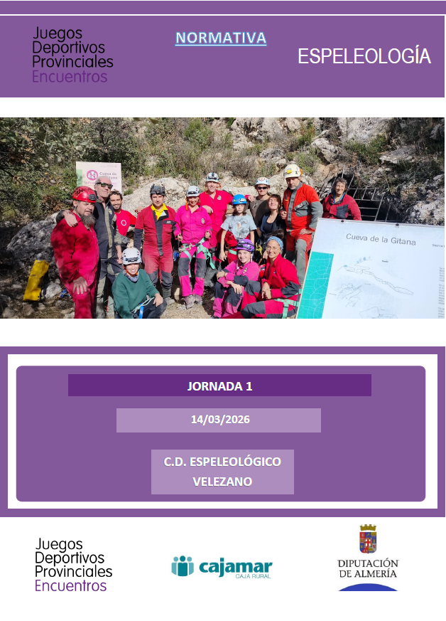 Encuentros Educativos de Espeleología. Vélez-Rubio 14-03-2026